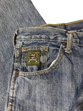 Cinch Blue Jeans Mens Size 42x30 Light Wash Cinch Up Green Label Western Wear